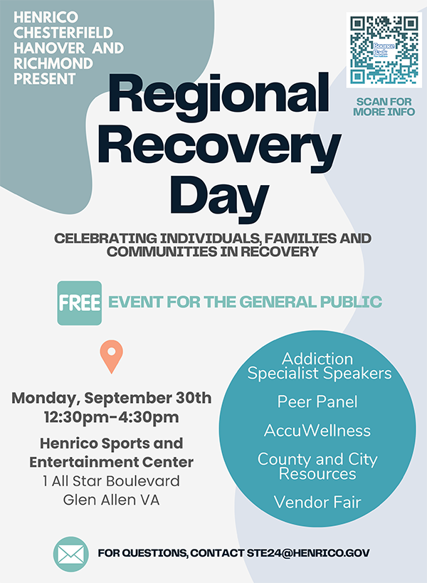 Regional Recovery Day flyer